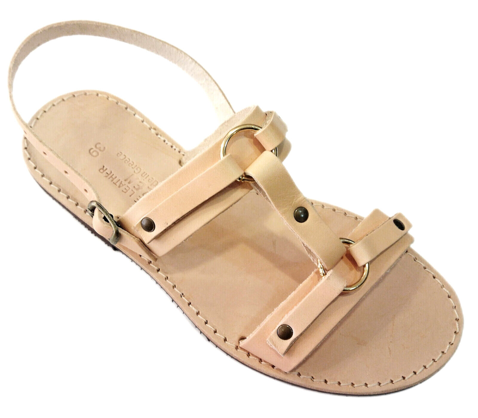 1041 greek handmade leather sandals
