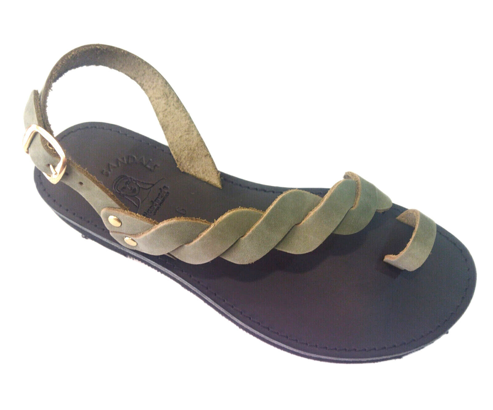 1047 greek handmade leather sandals